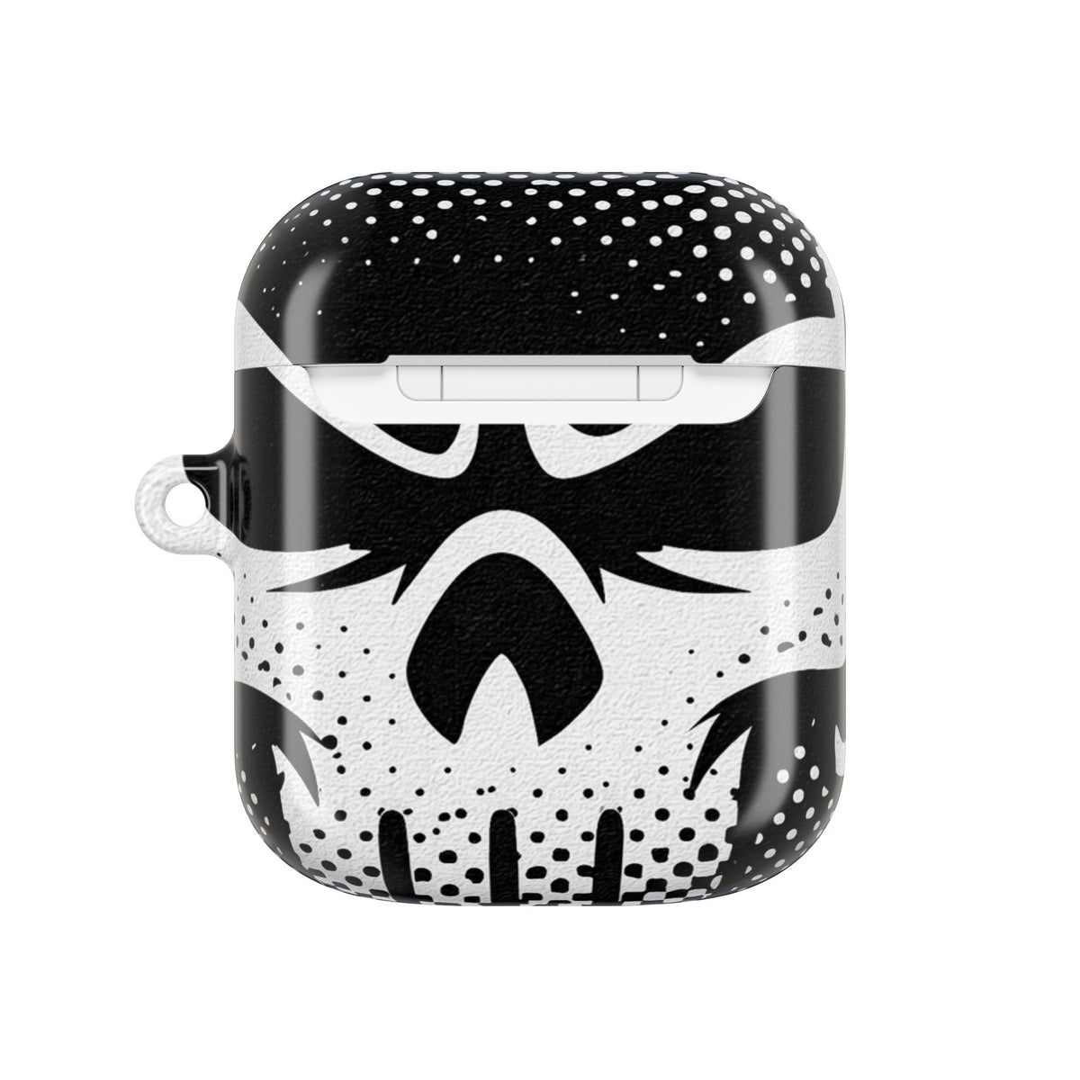 Phantom Halftone · Hard Case for AirPods & AirPods Pro · Black