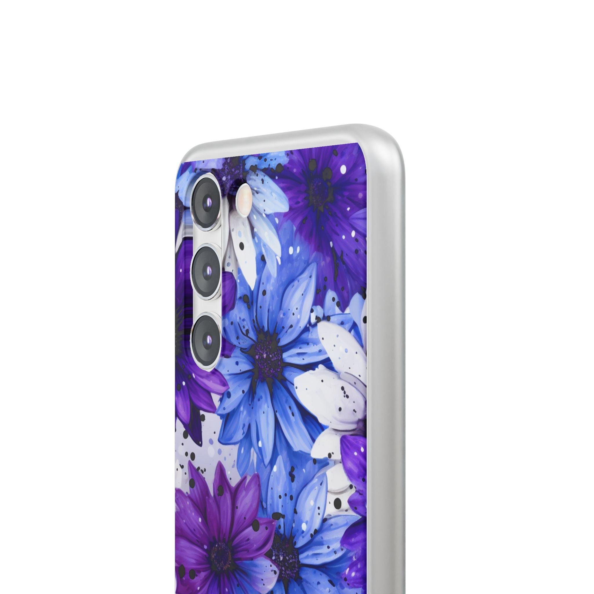 Ink Splatter Blooms · Soft Phone Case for Samsung