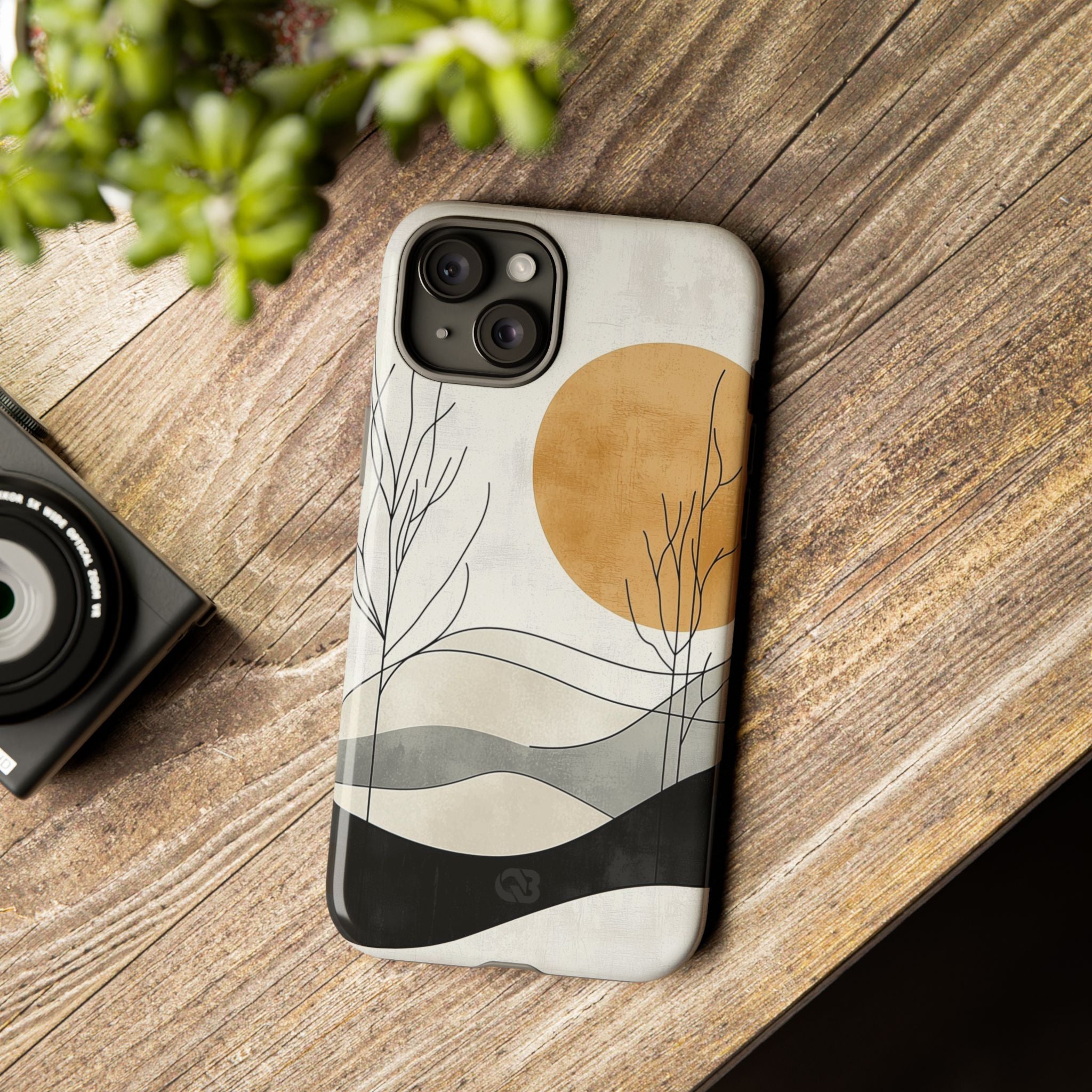 Burnt Horizon Lines · Custodia Tough per iPhone