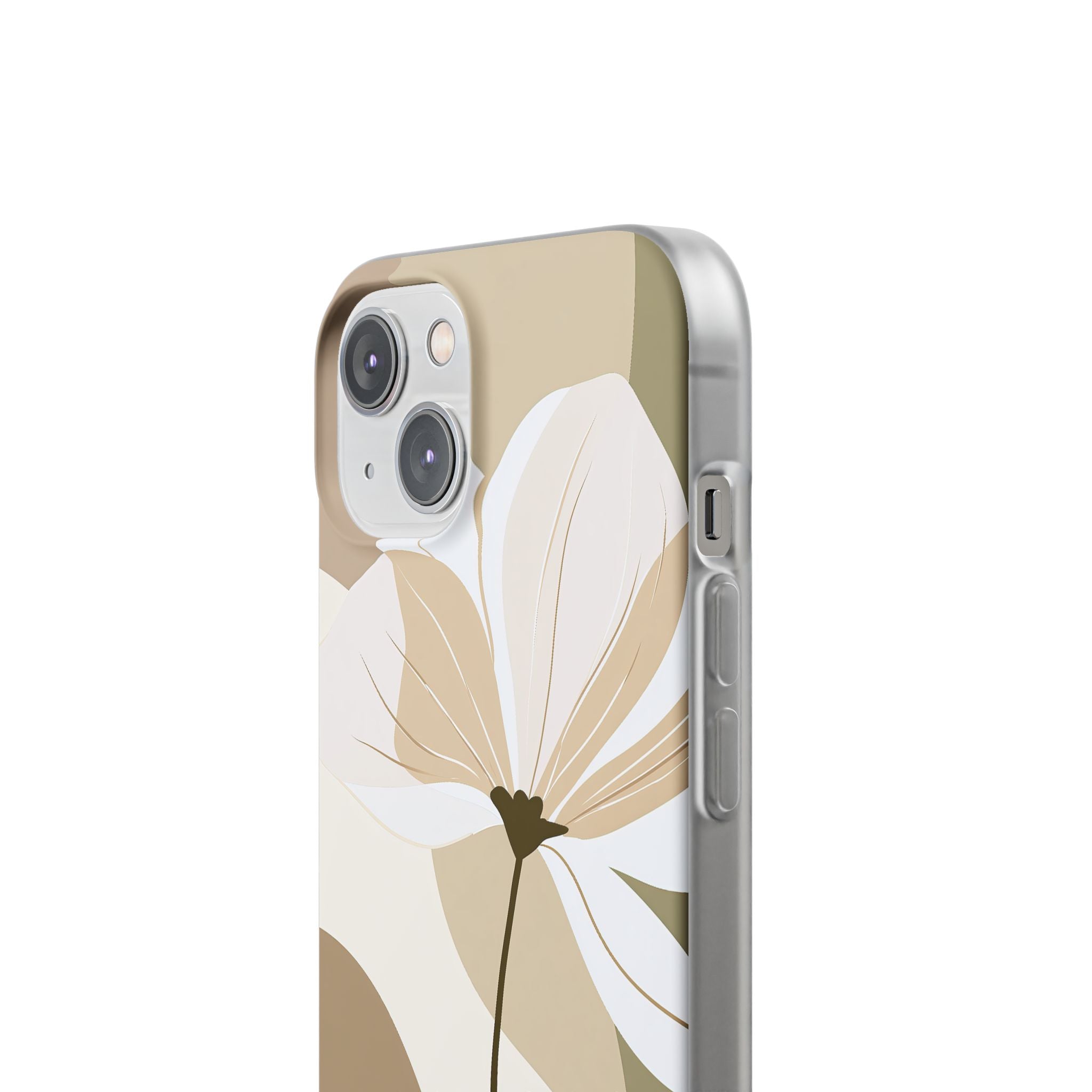 Beige Lite Phone Case for iPhone - Sage Linen Magnolia