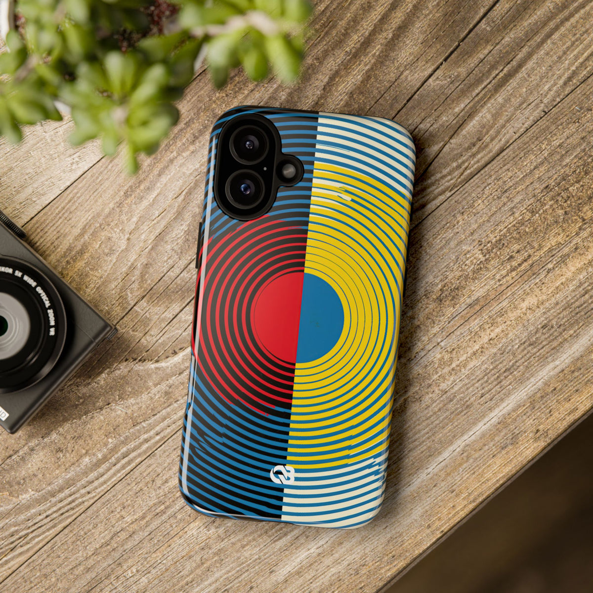Chromatic Orbit · Tough Phone Case for iPhone · Blue