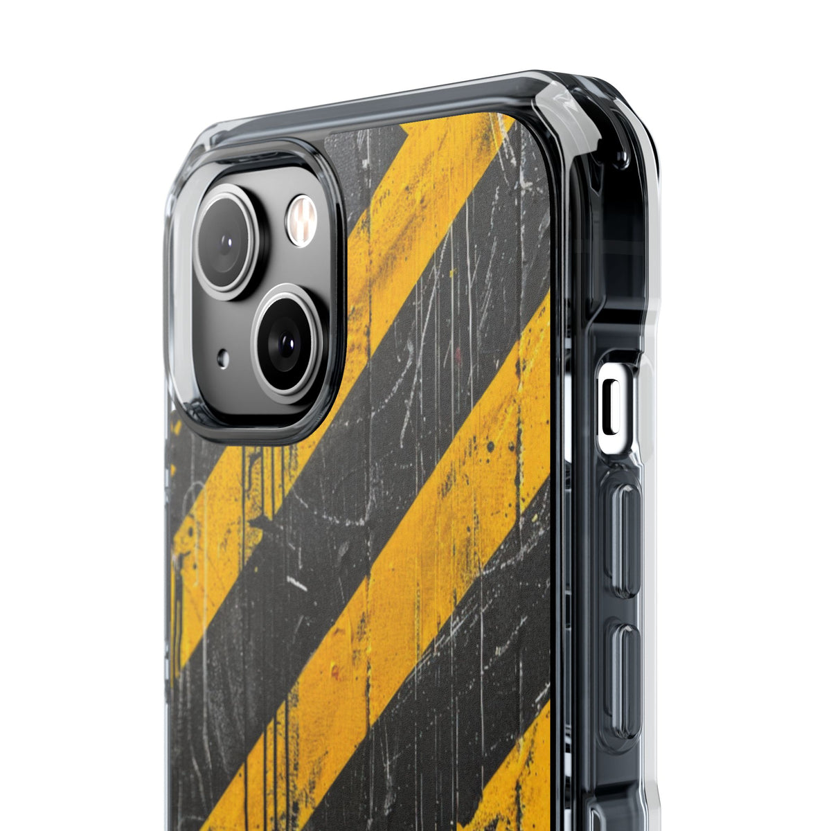 Urban Hazard Decay · Clear Impact Magnetic Phone Case for iPhone · Black