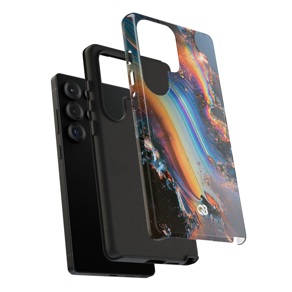 Prismatic Aura Flow · Tough Phone Case for Samsung · Blue