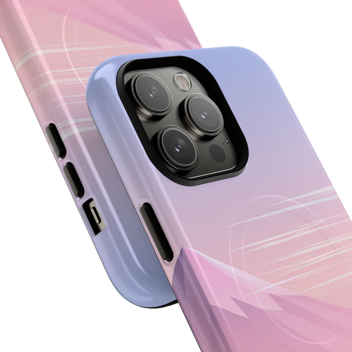 Purple Tough 2.0 Magsafe Phone Case for iPhone - Lavender Alpine Dawn