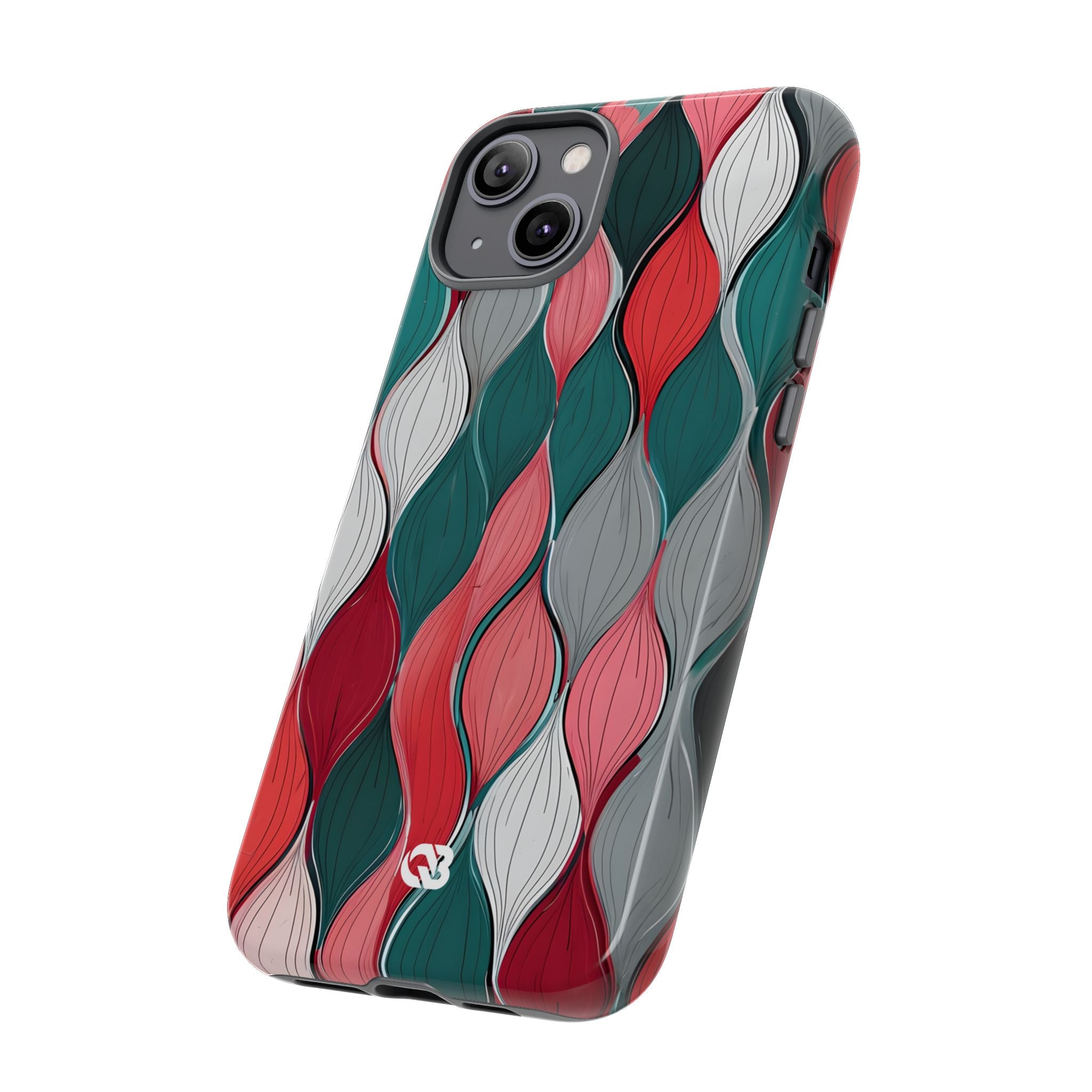 Slate Rose Ripple · Tough Phone Case for iPhone