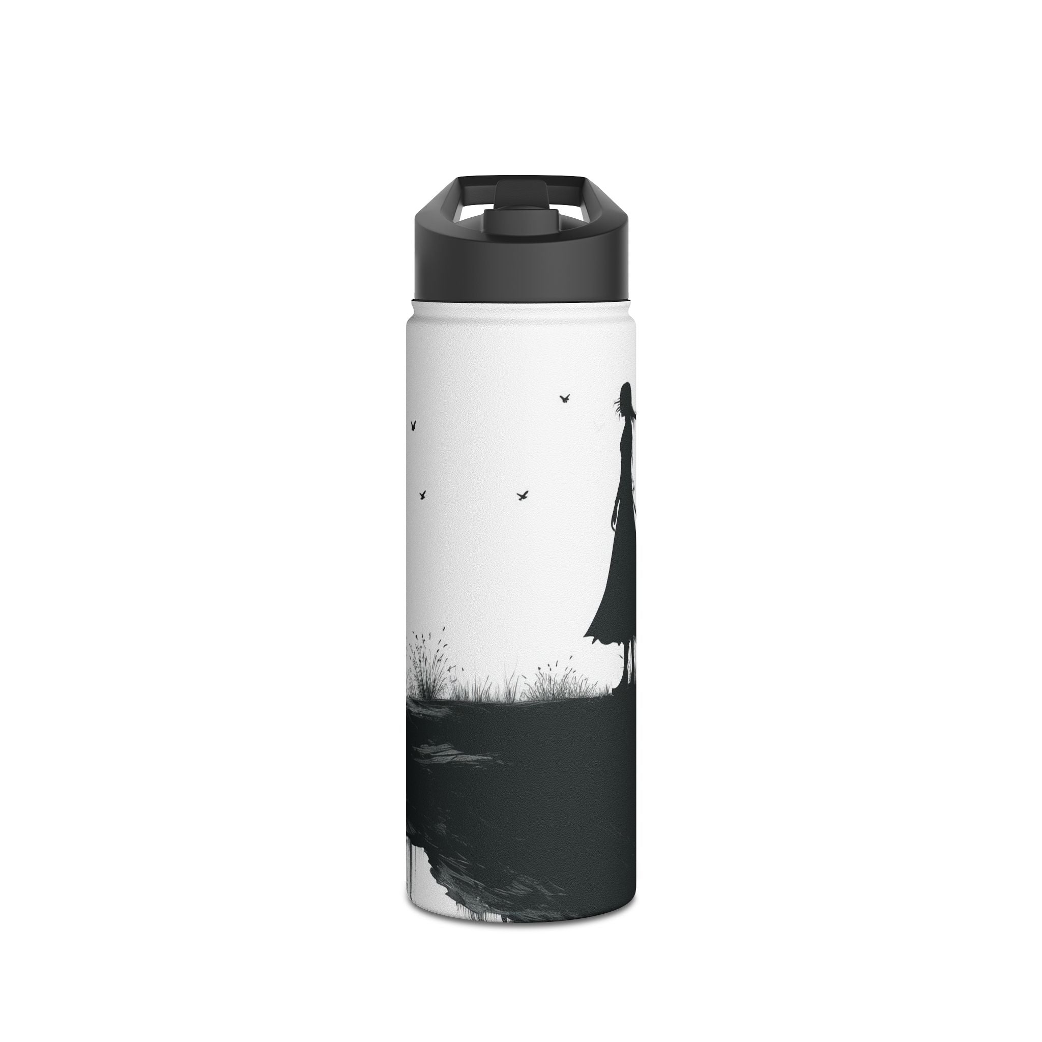 Cliff Silhouette - Stainless Steel Water Bottle
