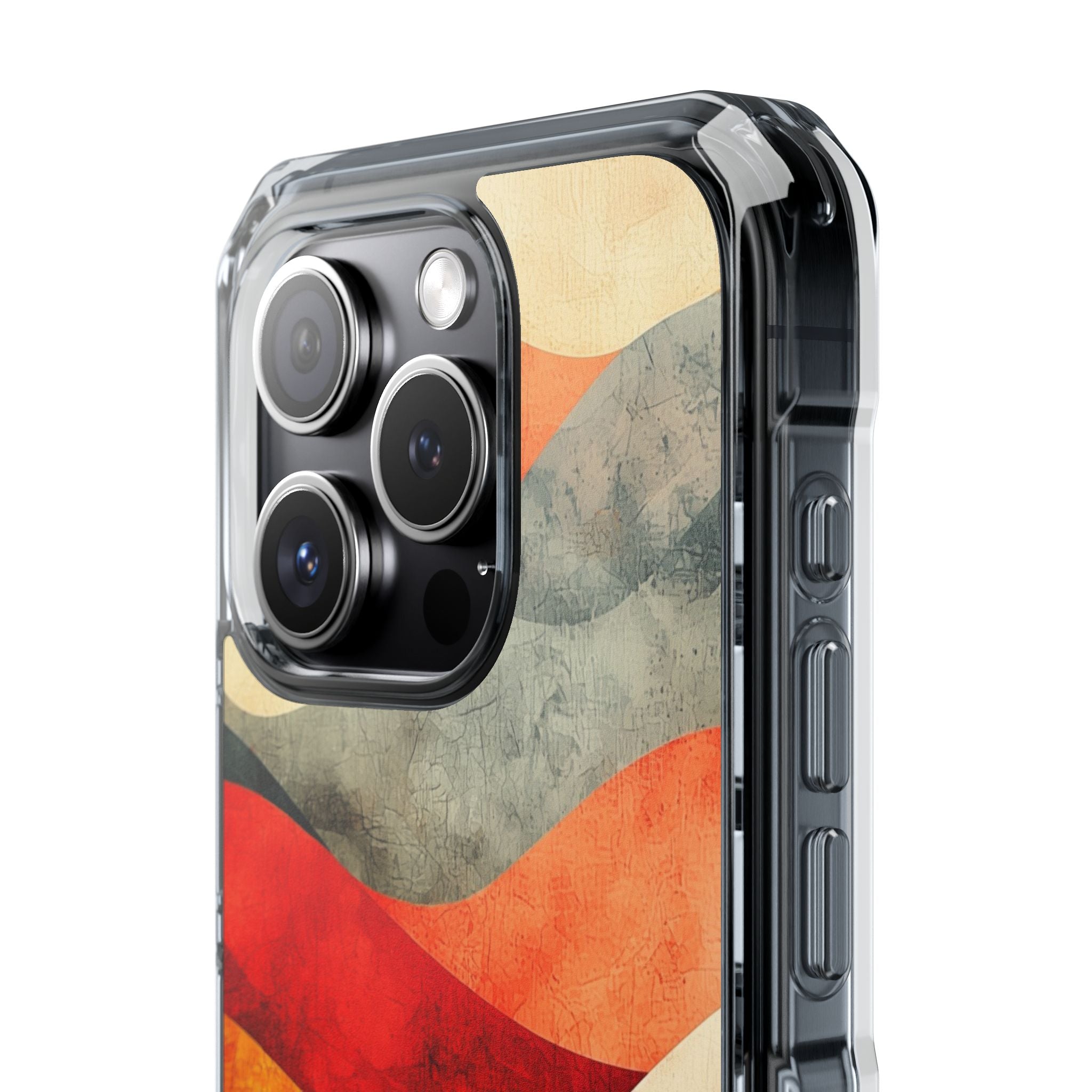 Cracked Wave Sunset iPhone 15 Pro Case - Impact