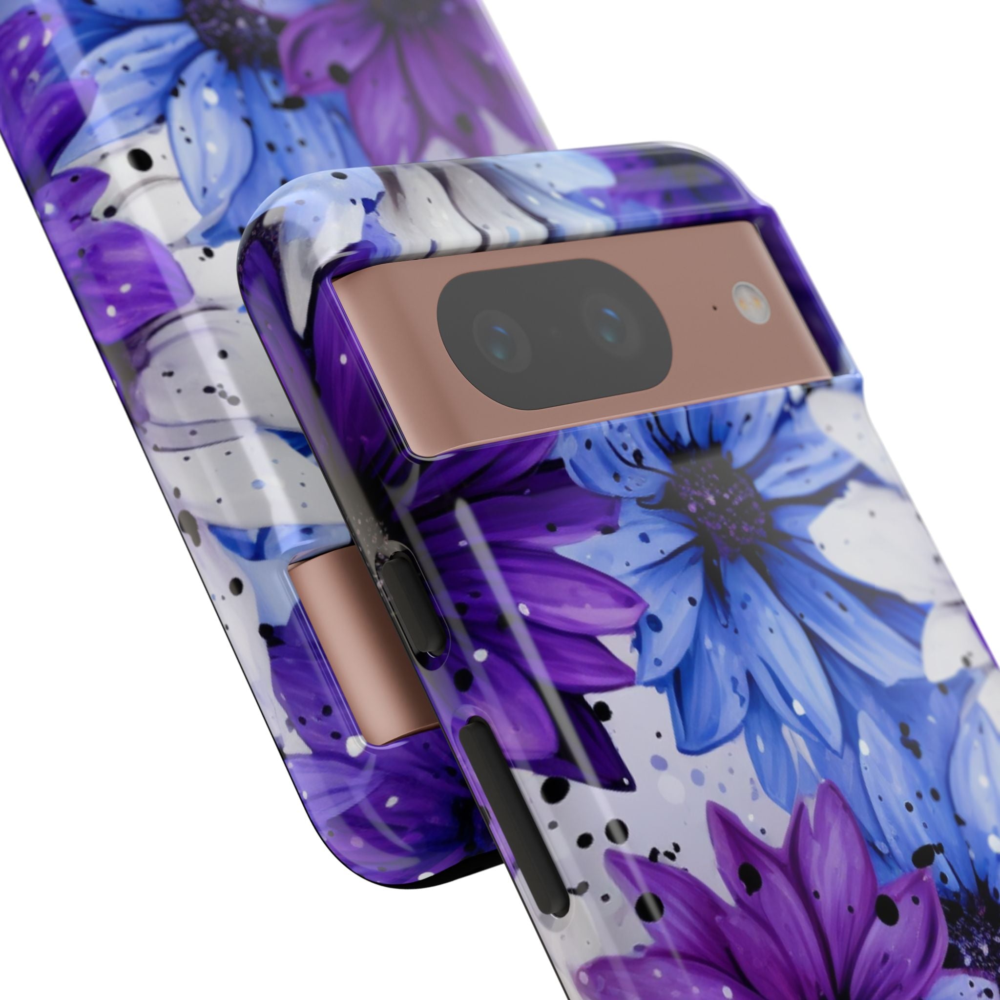 Ink Splatter Blooms · Tough Phone Case for Google Pixel