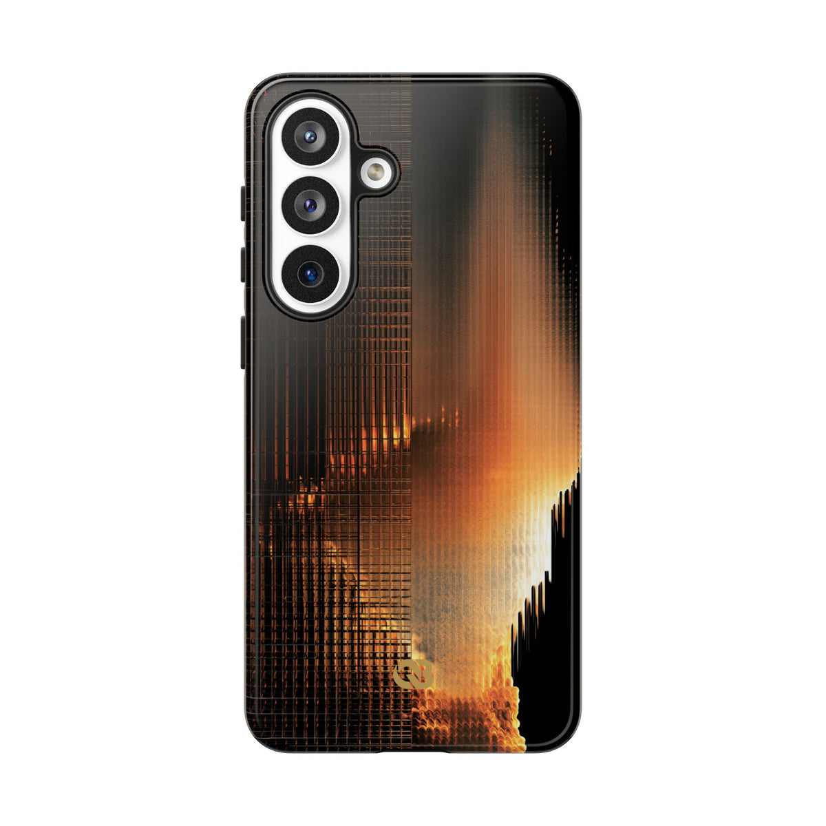 Luminous Grid · Tough Phone Case for Samsung · Black