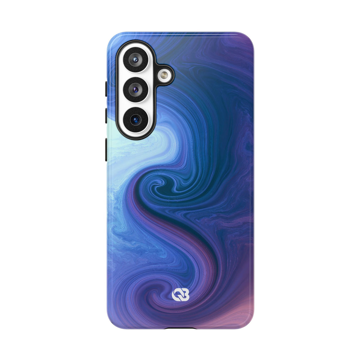 Azure Fluid Swirl · Tough Phone Case for Samsung · Blue