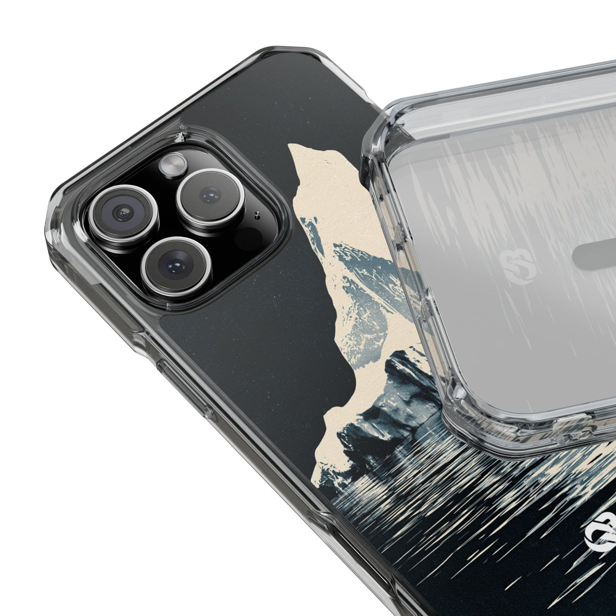 Blue Impact MagSafe Phone Case for iPhone - Frozen Navy Monolith