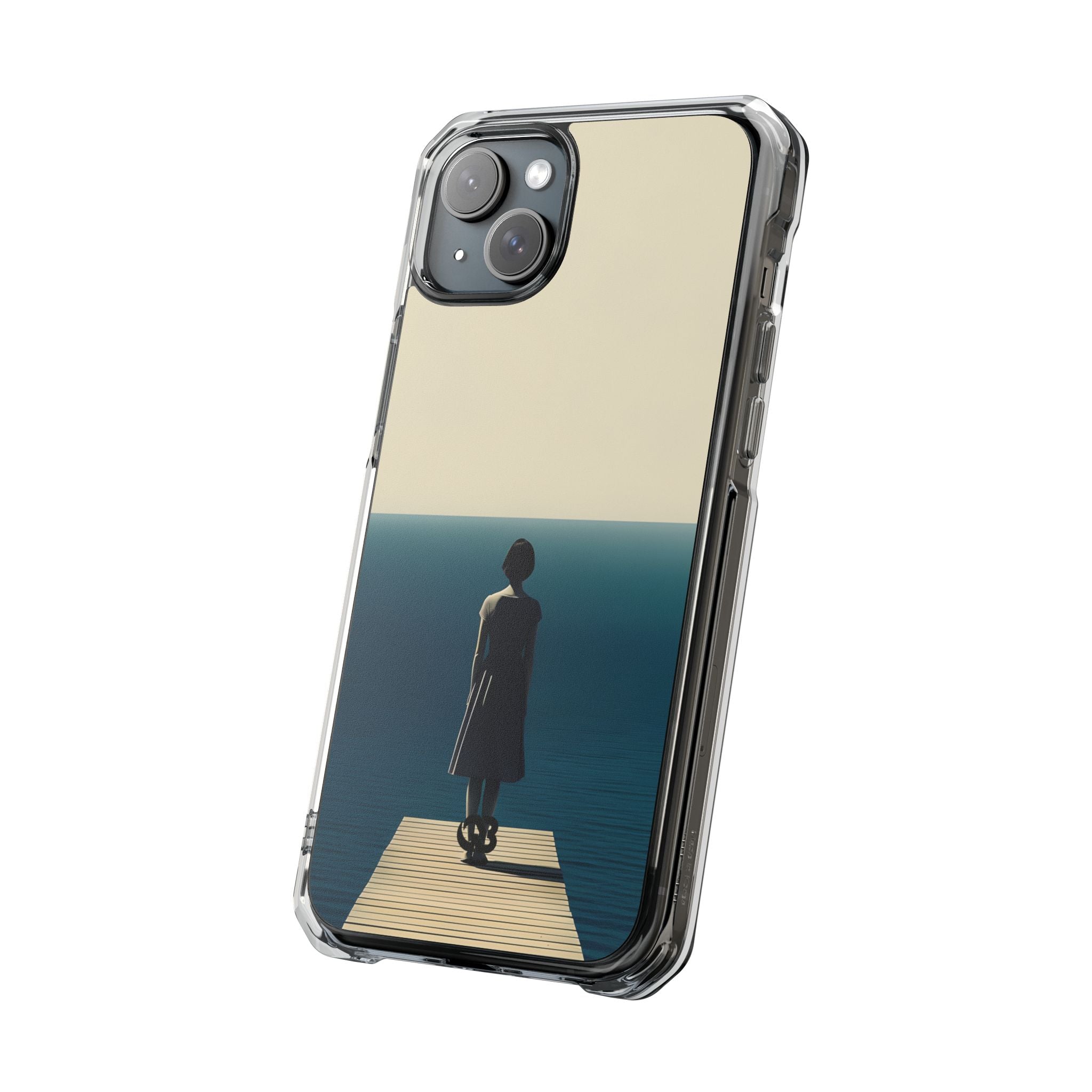 Solitary Blue Horizon · Impact Hoesje voor iPhone · Magsafe