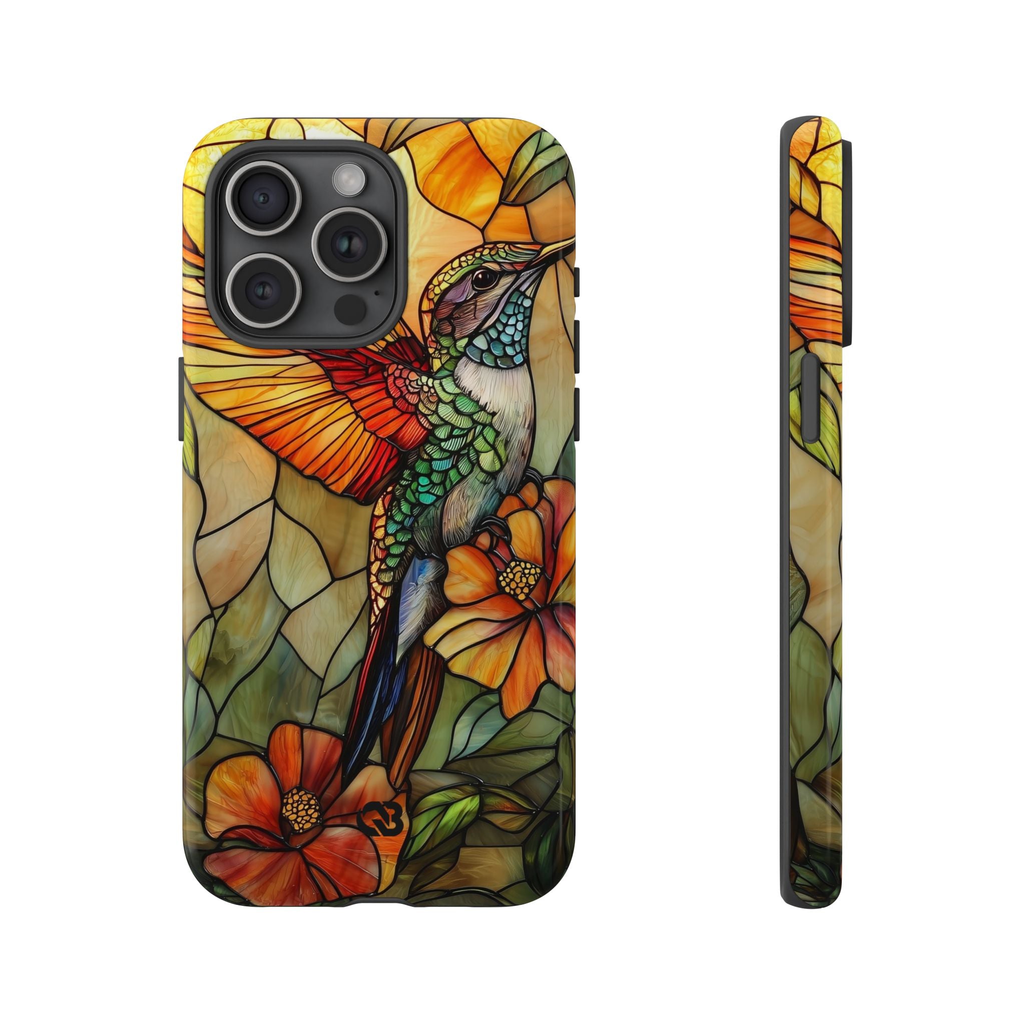 Amber Glass Hummingbird · Tough Phone Case for iPhone