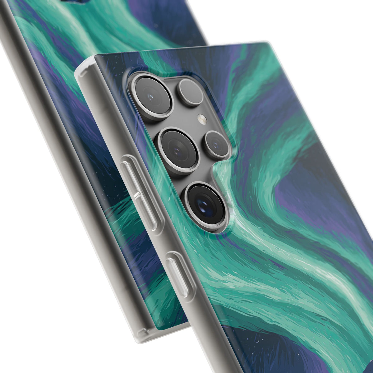 Arctic Aurora Bear · Lite Phone Case for Samsung · Teal