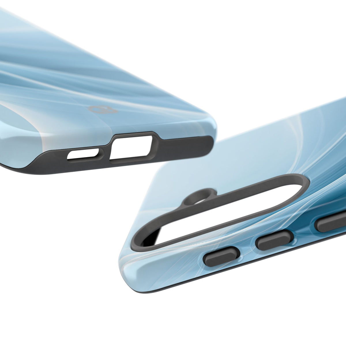 Blue Tough Phone Case for Samsung - Arctic Silk Drift