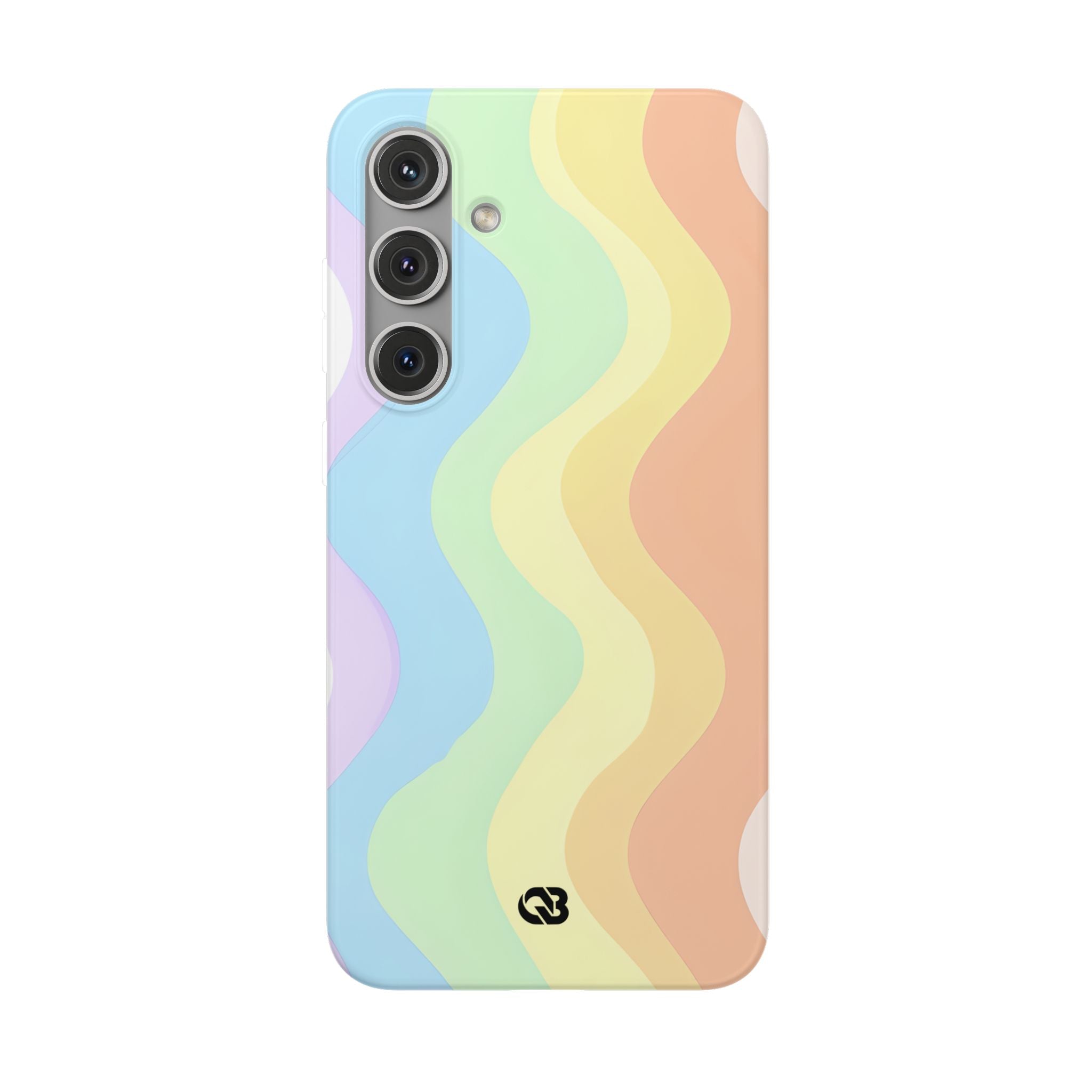 Pastel Ripple Flow · Soft Handyhülle für Samsung