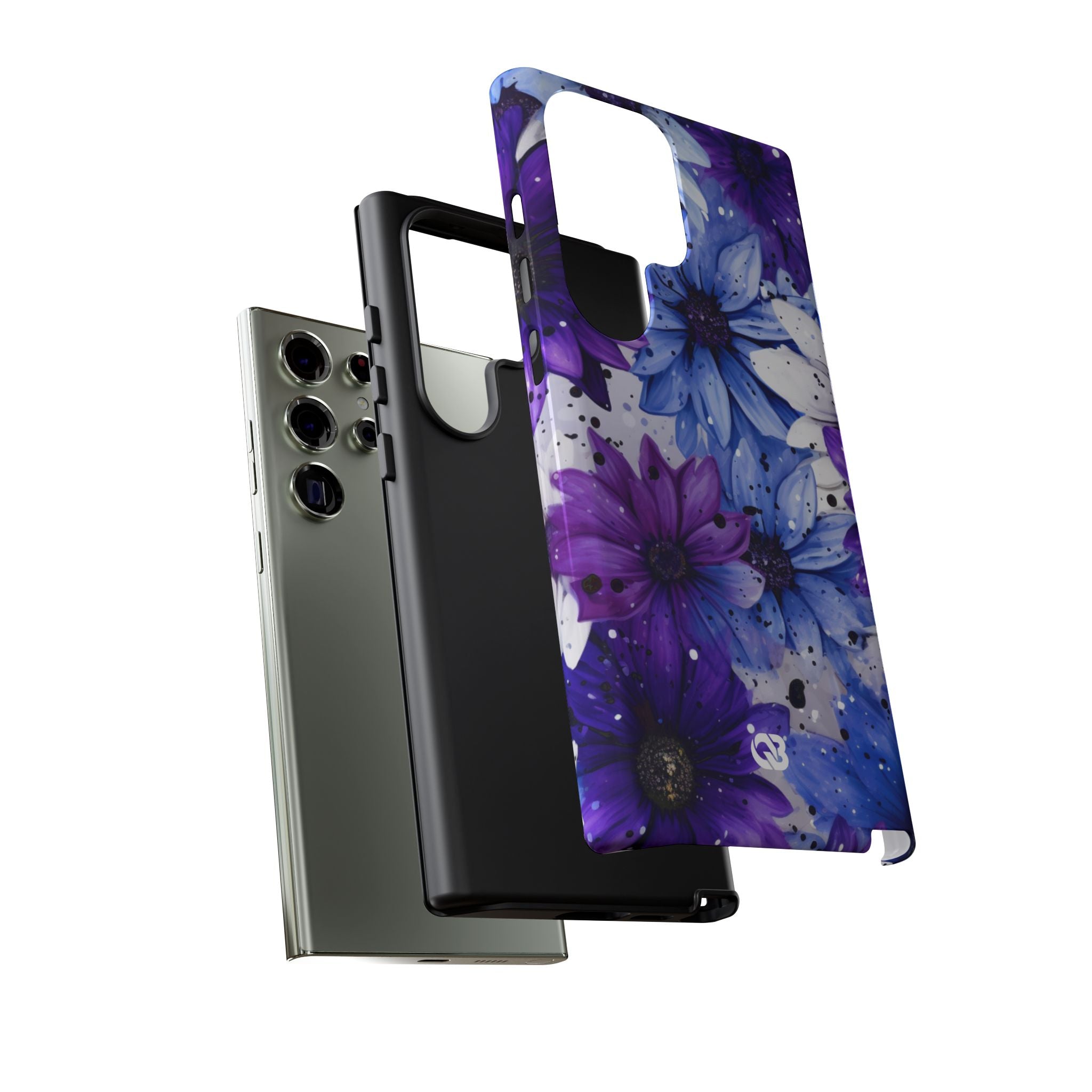 Ink Splatter Blooms · Tough Coque de téléphone pour Samsung