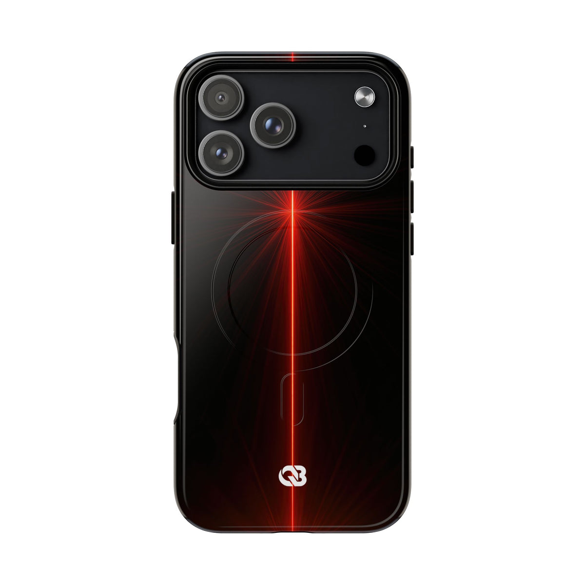 Red Tough 2.0 Magsafe Phone Case for iPhone - Crimson Flare Vector