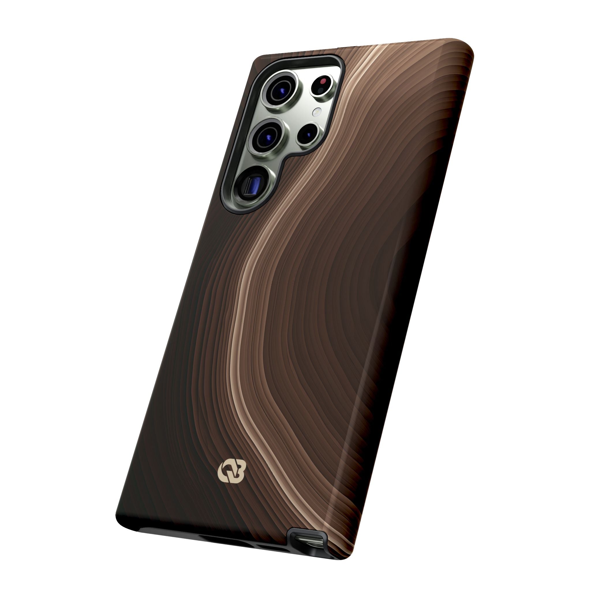 Brown Tough Phone Case for Samsung - Bronzed Canyon Relief