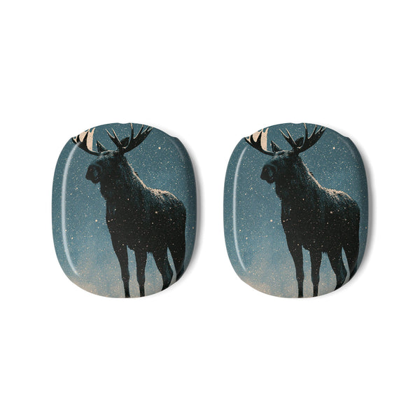 Nordic Boreal Moose · Hard Case for AirPods Max · Blue