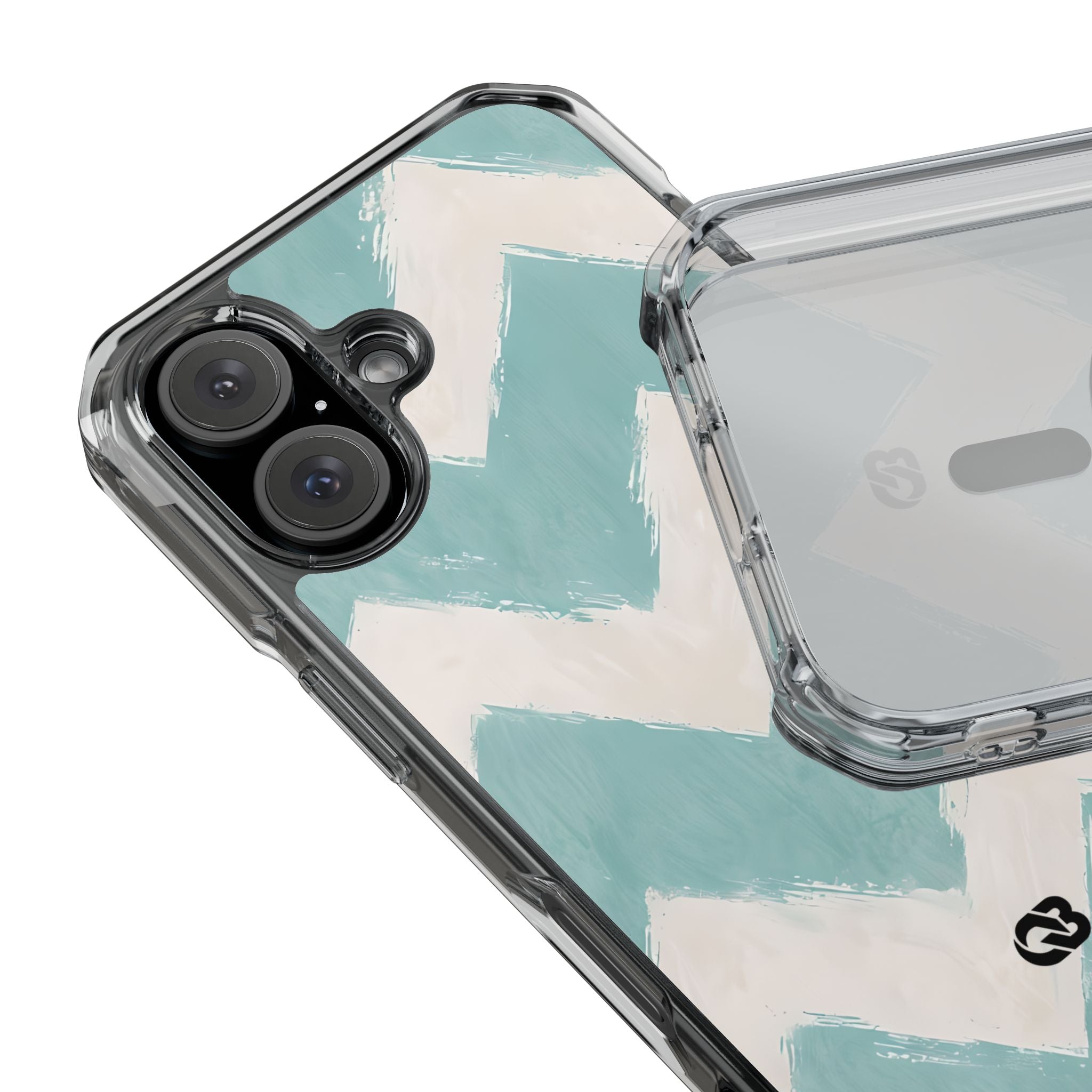 Teal Painted Chevron · Custodia Impact per iPhone · Magsafe
