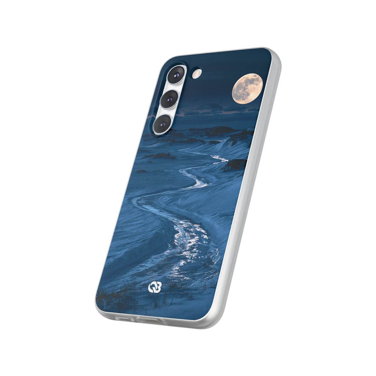 Arctic Moon Drift · Lite Phone Case for Samsung · Blue