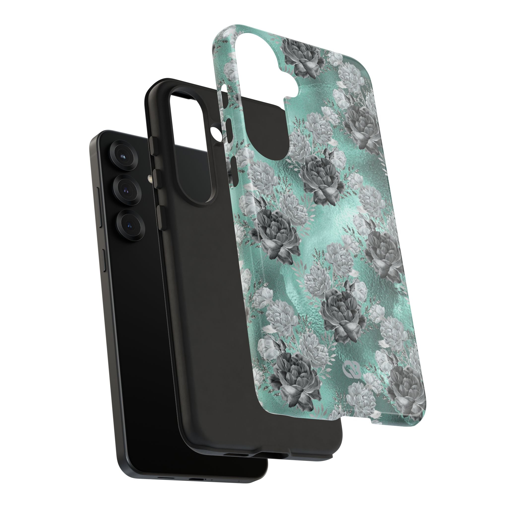 Frost Mint Floral · Tough Phone Case for Samsung