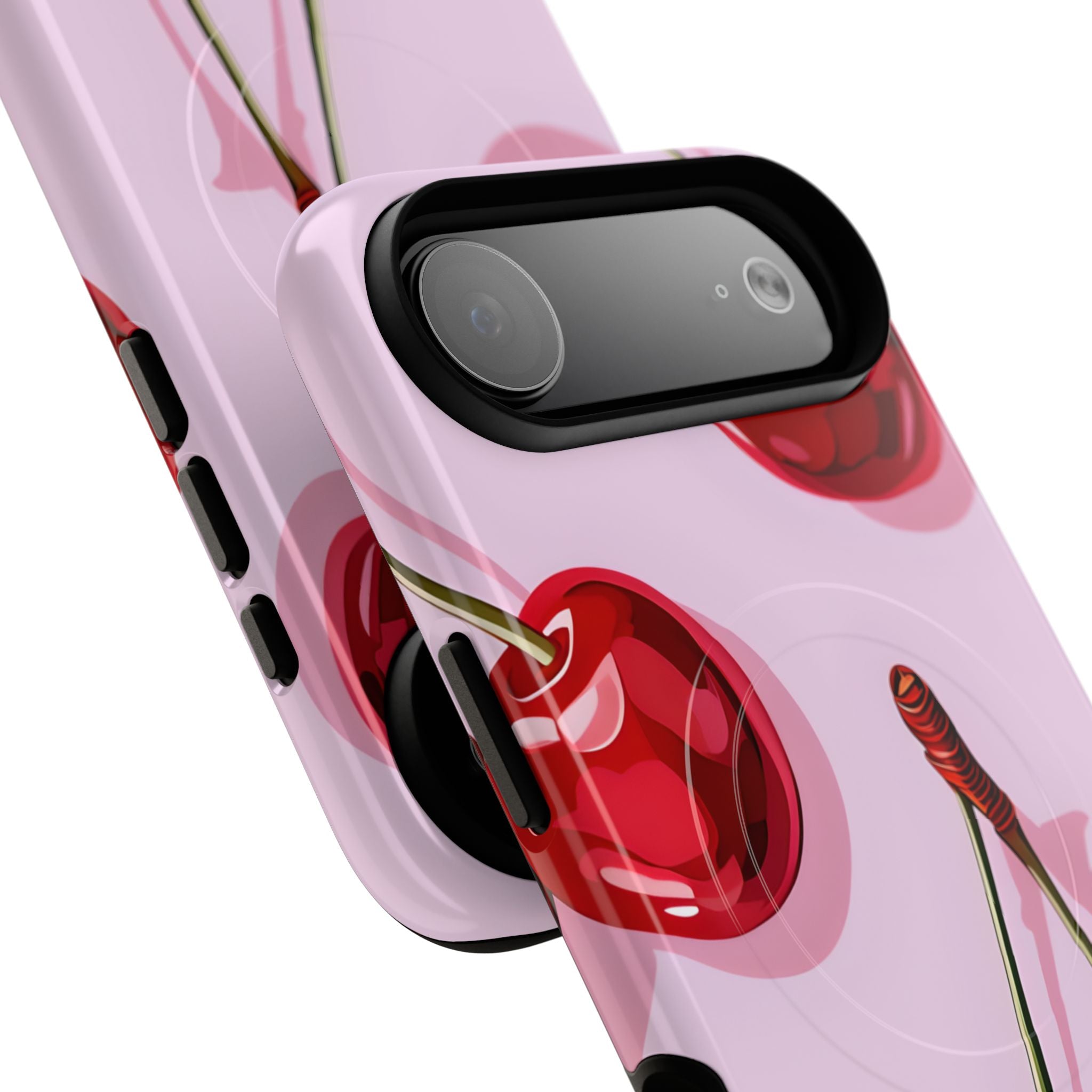 Glossy Cherry Burst iPhone 17 Air Case - Tough+ - CASE•BOB