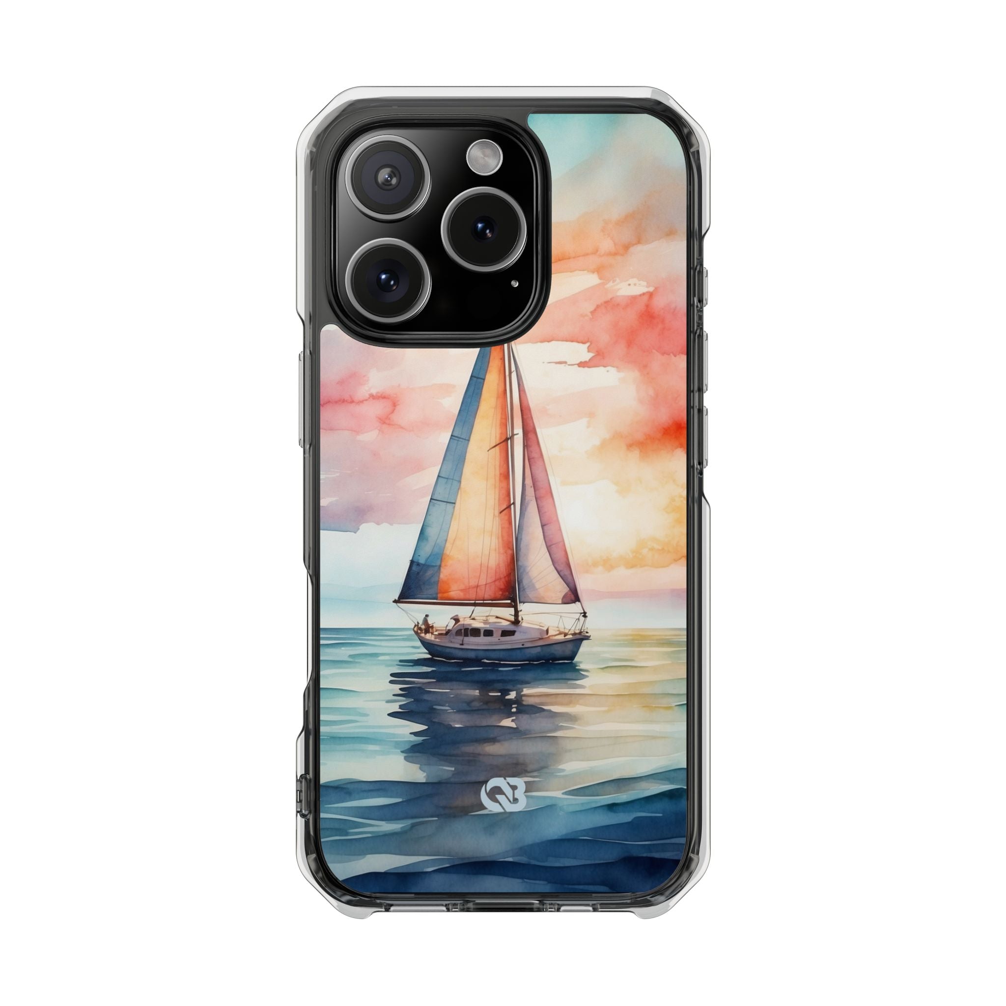 Crimson Horizon Sail · Impact Phone Case for iPhone · Magsafe