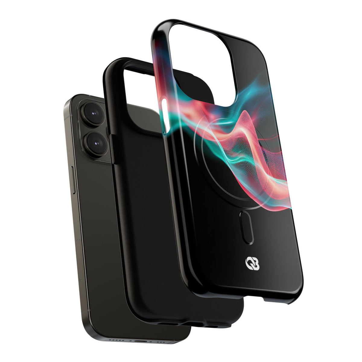Digital Frequency · Tough 2.0 Magnetic Phone Case for iPhone · Black