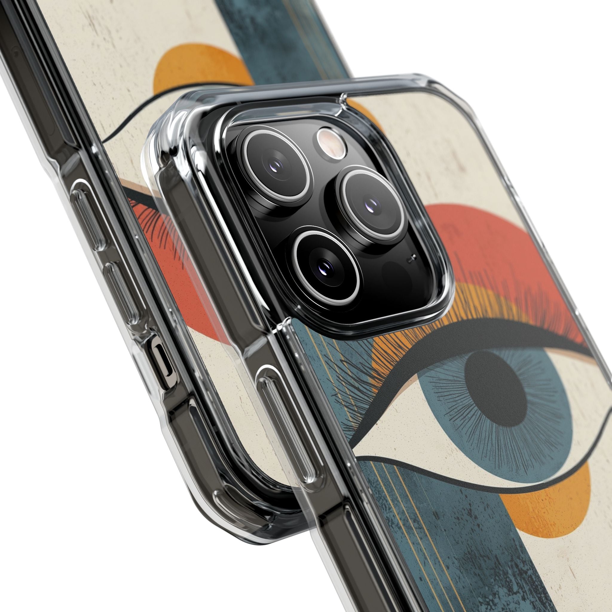 Distressed Azure Ocular · Impact Phone Case for iPhone · Magsafe