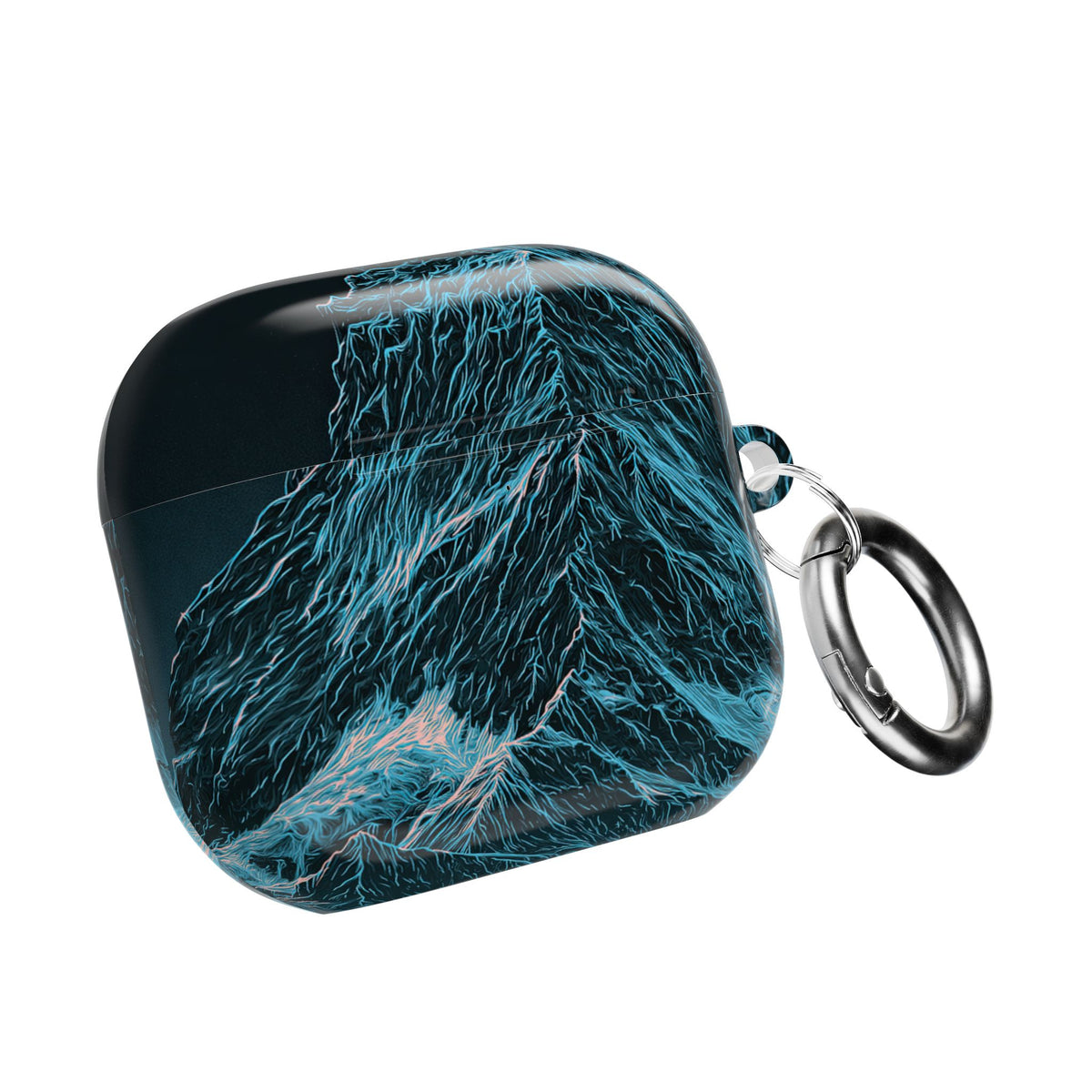 Glacial Alpine Peak · Hard Case for AirPods & AirPods Pro · Blue