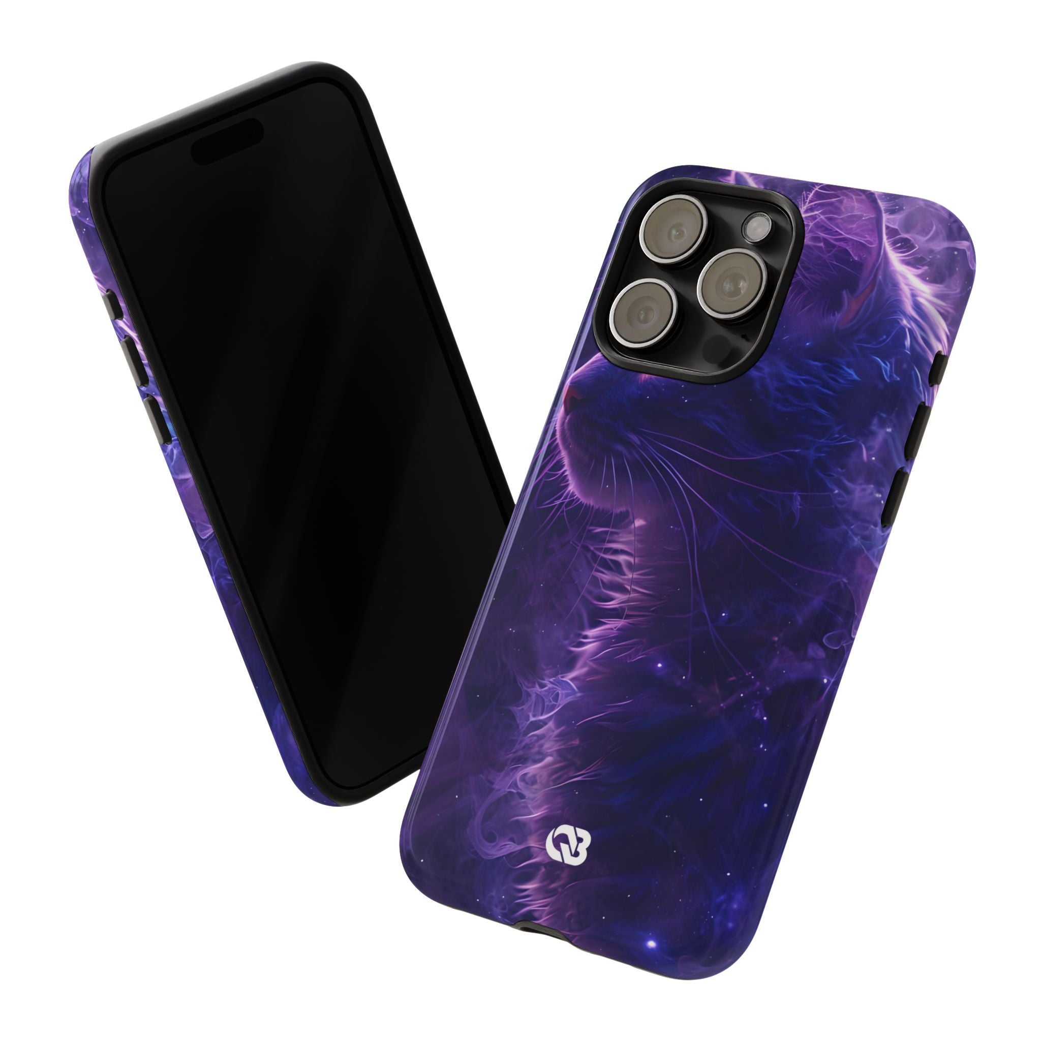 Purple Void Feline · Tough Custodia per iPhone