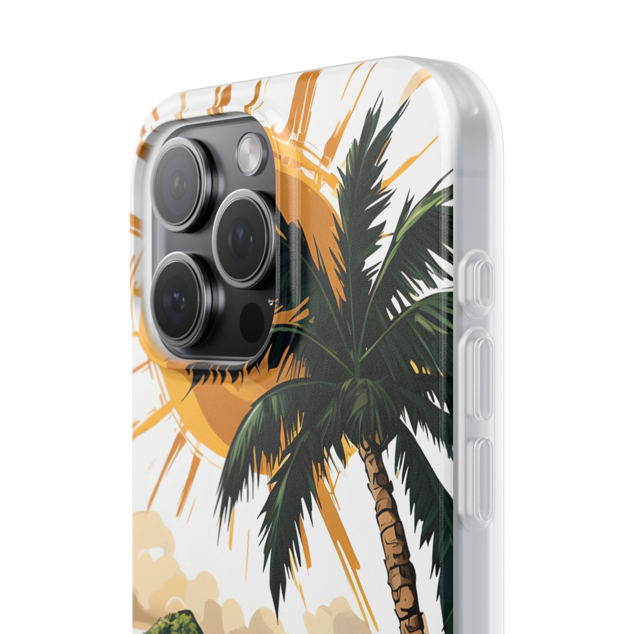 Radiant Coast Solitude · Soft Custodia per iPhone