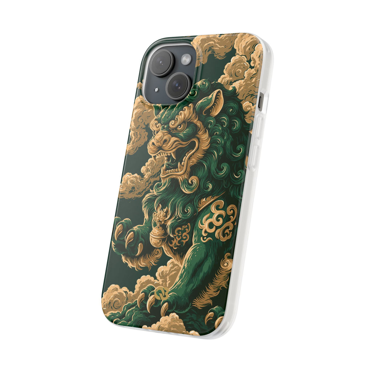Imperial Guardian Lion · Lite Phone Case for iPhone · Green