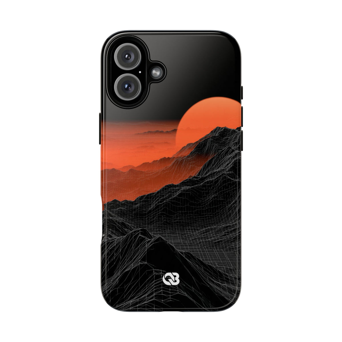 Solar Ridge Mesh · Tough Phone Case for iPhone · Black