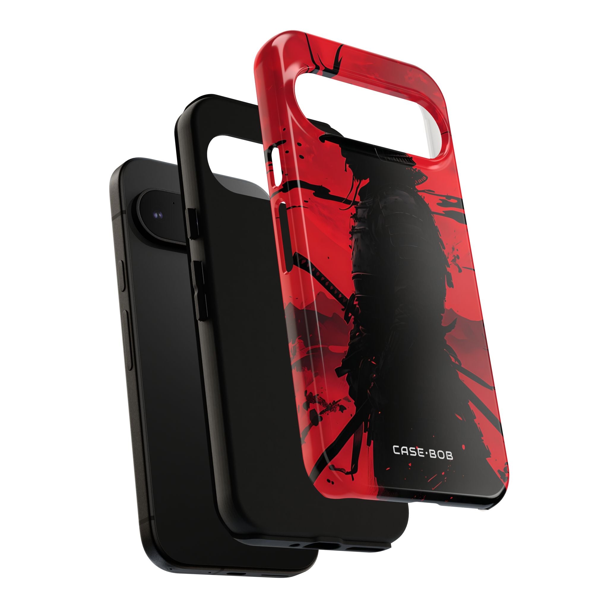 Crimson Samurai Google Pixel 9 Case - Tough