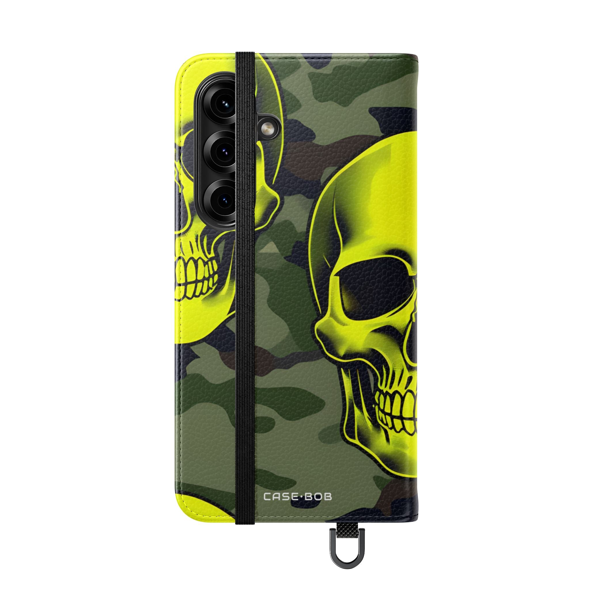 Neon Skull Camo - Samsung S25 Case - Portemonnee