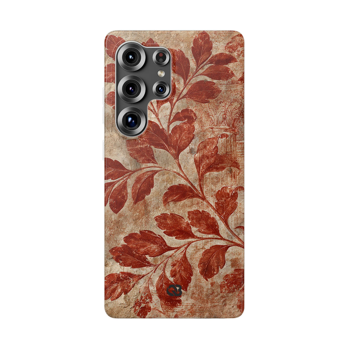 Terracotta Botanical Fresco · Lite Phone Case for Samsung · Red