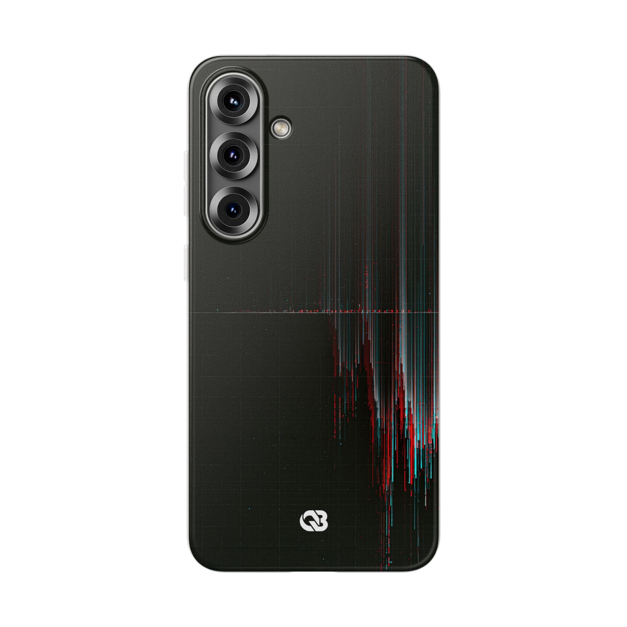 Black Lite Phone Case for Samsung - Corrupted Data Stream