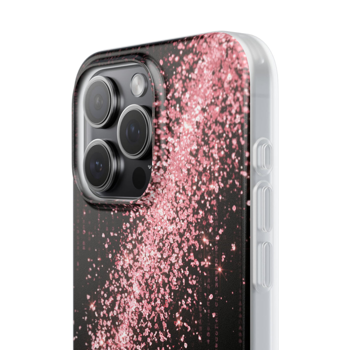Rose Digital Cascade · Lite Phone Case for iPhone · Pink