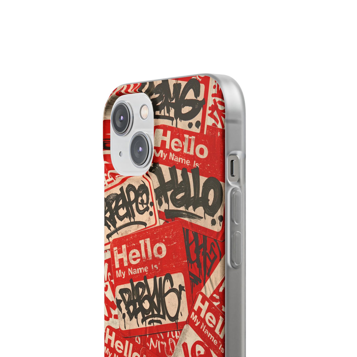 Slap Tag Collage · Lite Phone Case for iPhone · Red