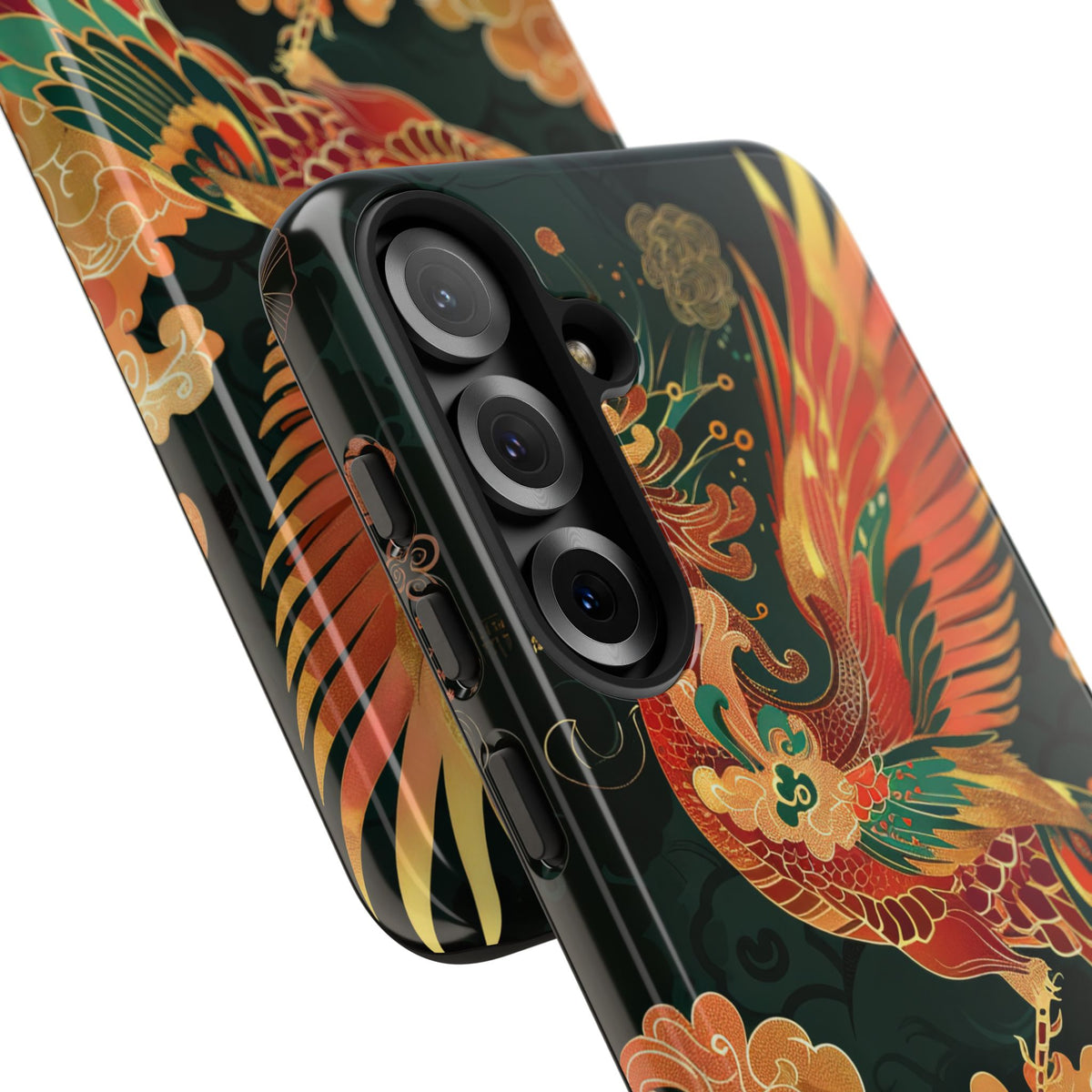 Imperial Phoenix Ascent · Tough Phone Case for Samsung · Red