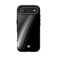 Black Tough Phone Case for iPhone - Linear Velocity Beam