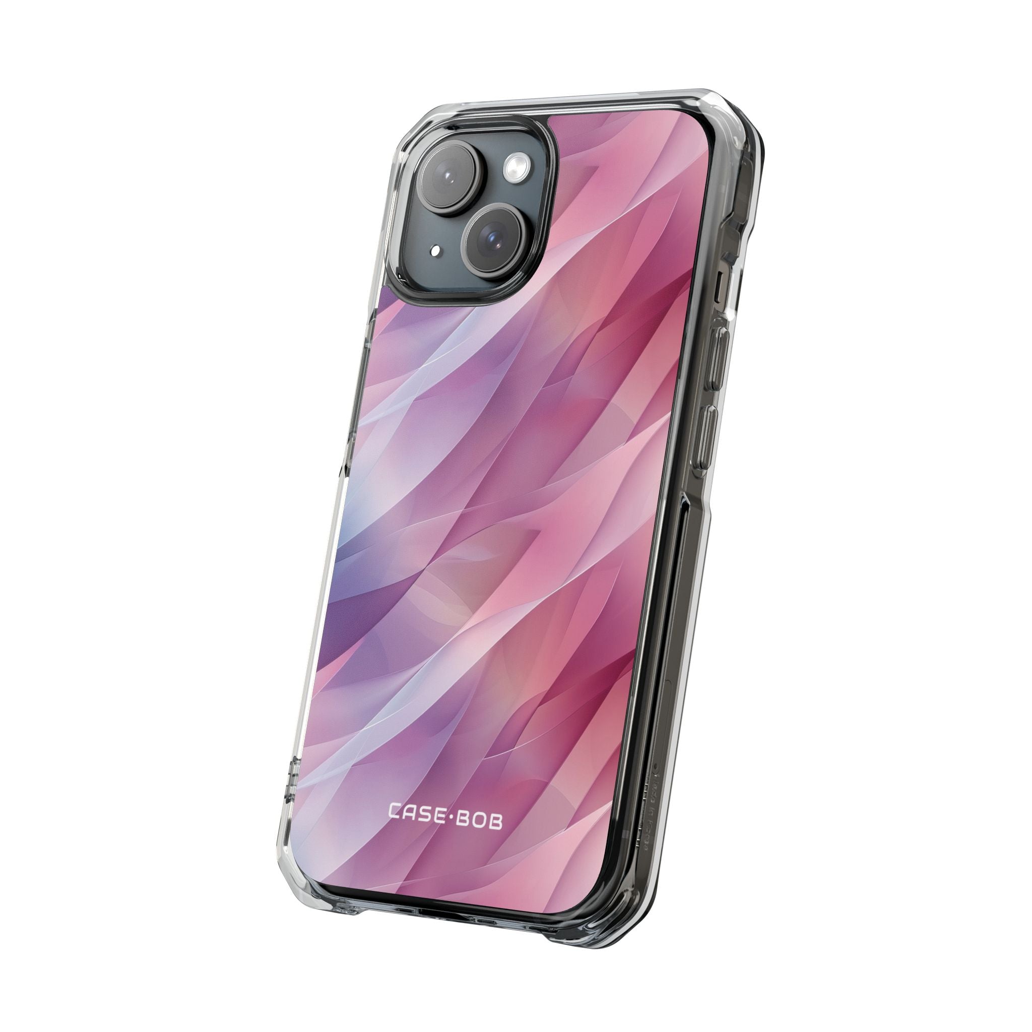 Pink Wave Cascade iPhone 15 Case - Impact