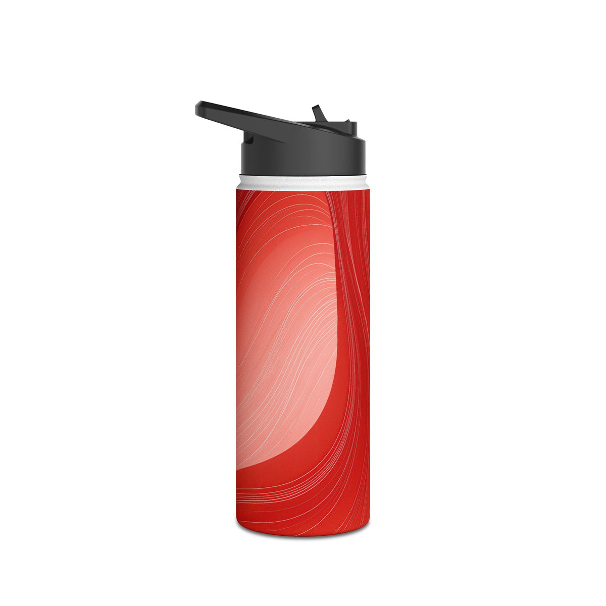 Crimson Dunes · Insulated Water Bottle · Red