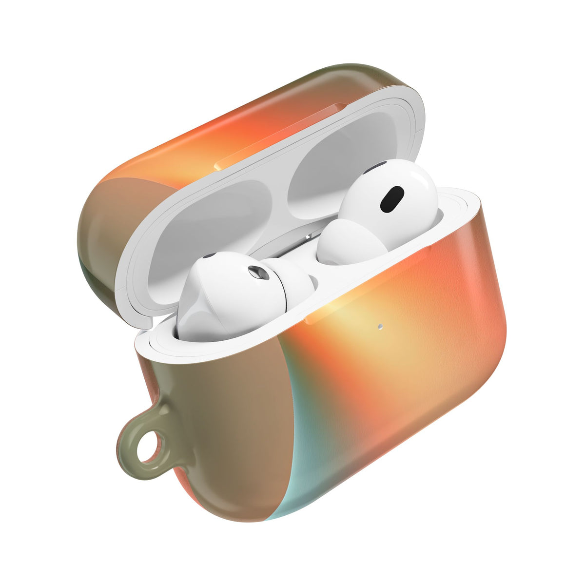 Radiant Contour · Hard Case for AirPods & AirPods Pro · Orange