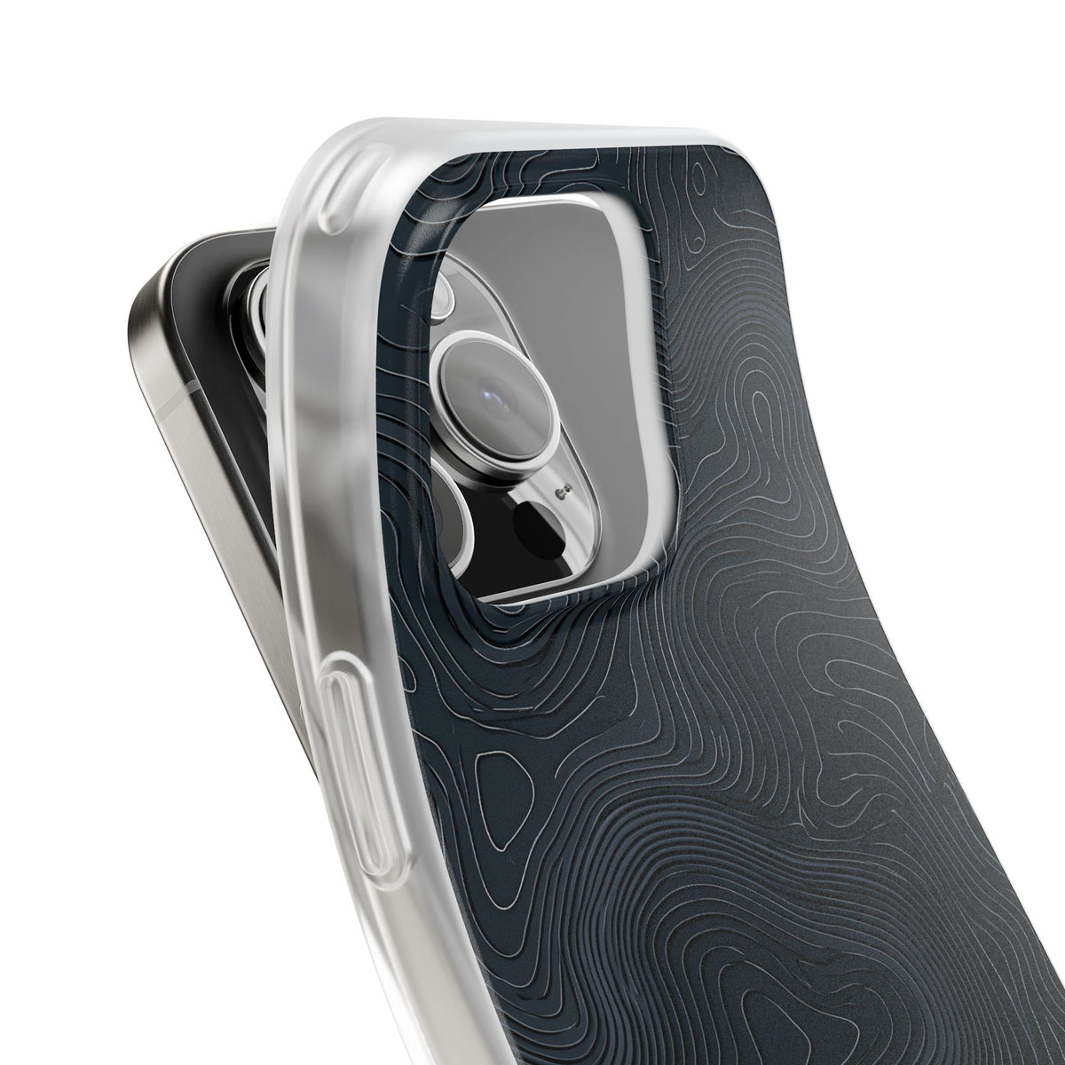 Obsidian Elevation · Lite Phone Case for iPhone · Black