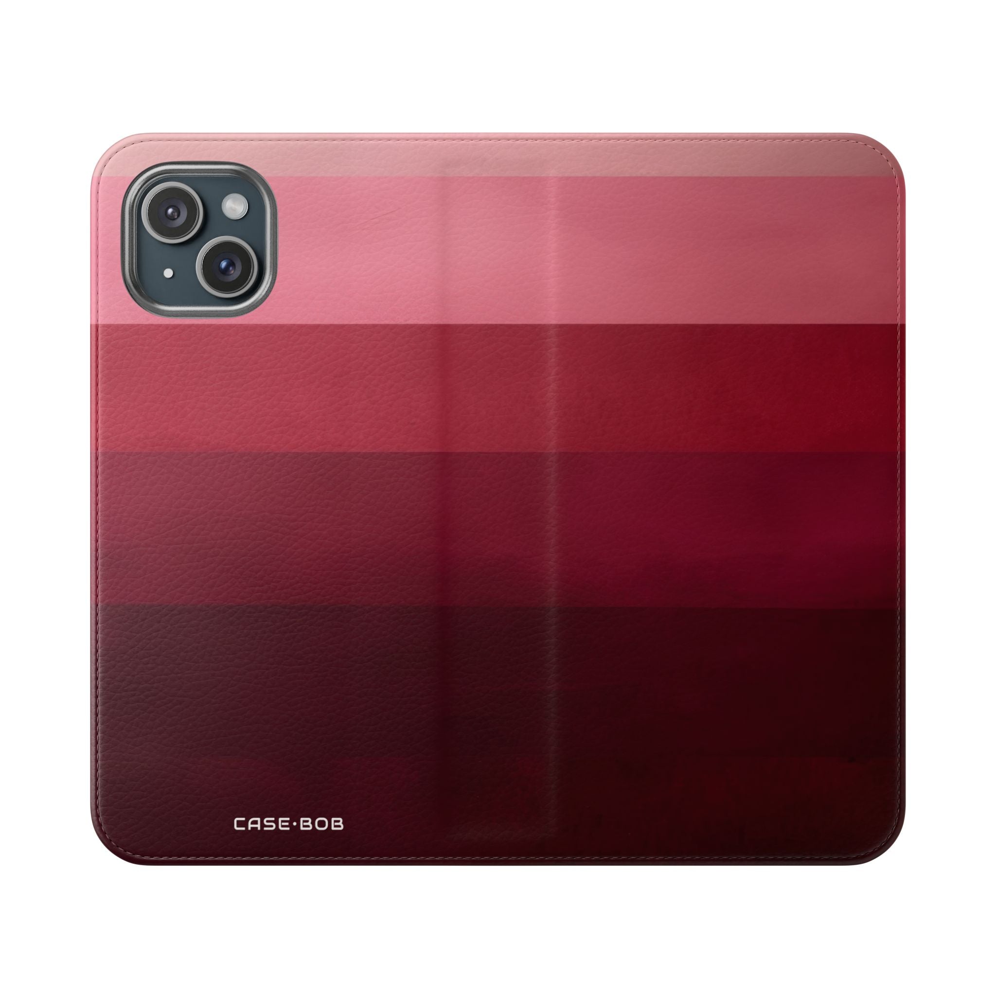 Blushing Stripes - iPhone 15 Plus Case - Wallet