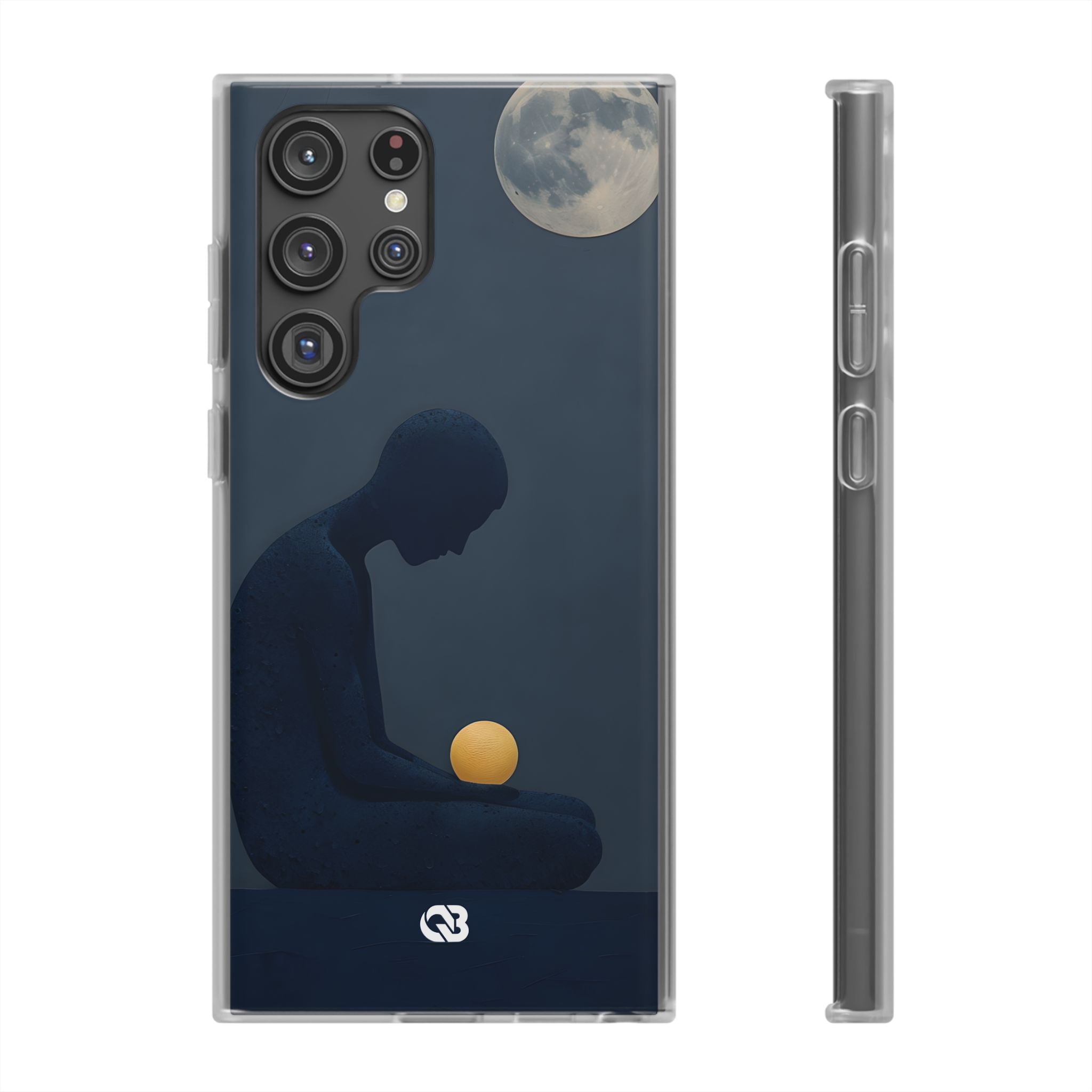 Obsidian Lunar Orb · Soft Handyhülle für Samsung
